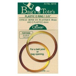 Clover Plastic O Rings (1.63 Inches) 2 Per Package   Tortoise
