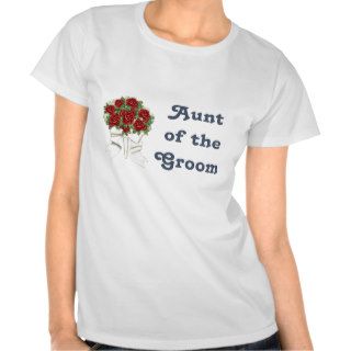 Penguin Wedding   Groom   Aunt T shirt
