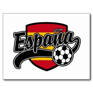 Espana Soccer Postcards
