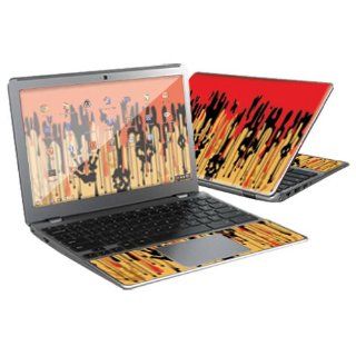 Protective Skin Decal Cover for Samsung Series 5 550 Chromebook Sticker Skins Dripping Blood Electronics