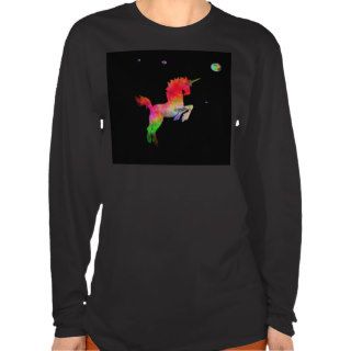 Deep Space Multi hued Unicorn T shirt