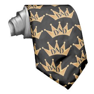 Dad Gold Crown tie