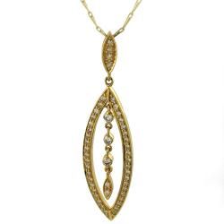 Beverly Hills Charm 14k Yellow Gold 1/2ct TDW Diamond Necklace (H I, I2) Beverly Hills Charm Diamond Necklaces