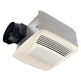 Nutone QTXN110SL Ultra Silent Humidity Sensing Bath Fan 100W Light 4W Nightlight 110 CFM   Bathroom Fans  
