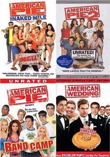 American Pie   Special (4 pack) The Naked Mile/ American Pie 2, Unrated / Band Camp /American Wedding (Extended Unrated Party Edition) Movies & TV
