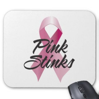 Pink Stinks Mouse Pads