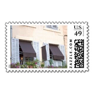 Beautiful windows at Aix en Provence, France Postage Stamps