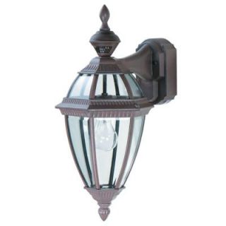 Heath Zenith 150 Degree Heritage Motion Sensing Decorative Lantern   Rust DISCONTINUED SL 4291 RS