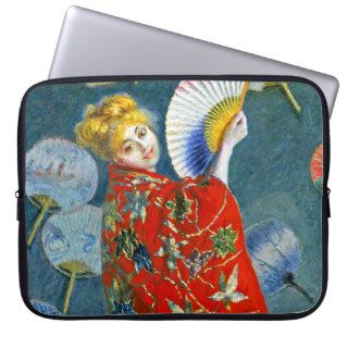 Claude Monet   La Japonaise Laptop Computer Sleeve