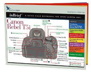 Canon Rebel T5i / 700D inBrief Laminated Reference Card  Photographic Equipment Bag Accessories  Camera & Photo