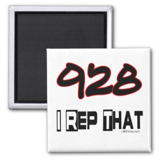 I Rep That 928 Area Code Refrigerator Magnets