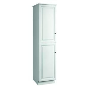Design House Wyndham 18 in. W x 21 in. H Two Door Linen Cabinet Unassembled in White Semi Gloss 539700