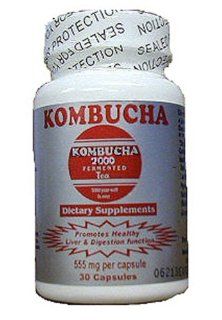 Kombucha Fermented Tea, 555 mg, 30 Capsules Health & Personal Care