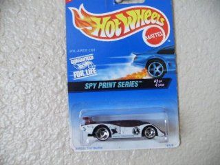 HOT Wheels Sol aire Cx 4 1997 # 555 Spy Print Series w/ SAW Blade Wheels Toys & Games