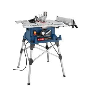 Ryobi 10 in. Portable Table Saw with Stand RTS21