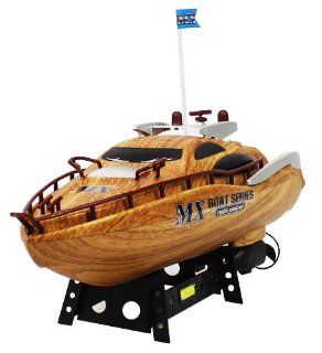 Championship Faux Wood 540 Sports Cruiser Electric RTR RC Boat Full Function Rechargeable Good Quality Remote Control Boat Perfect for Lakes, Ponds, Rivers, and Pools Toys & Games