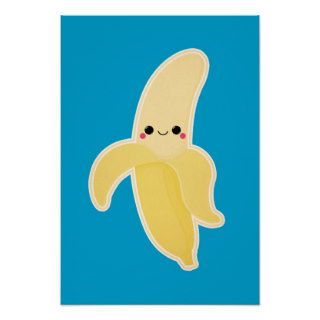 Cute Kawaii Banana Print
