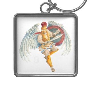 Boreas, Greek God of the North Wind and Winter Keychain
