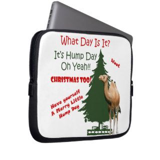 Merry Little Hump Day Christmas Laptop Sleeve