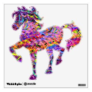 Colorful Horse A1 Room Decal
