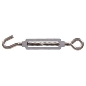 The Hillman Group 10 24 x 5 5/8 in. Stainless Steel Hook and Eye Turnbuckle (5 Pack) 321892.0