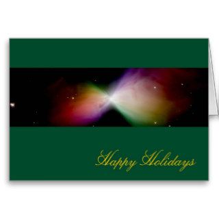 Happy Holidays Boomerang Nebula – Hubble Telescope Greeting Card