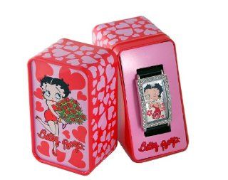 Betty Boop #BB W542A Women's "If you want it, come and get it" Leather Baand Watch Watches