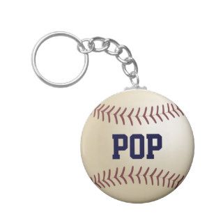 Pop Baseball Keychain