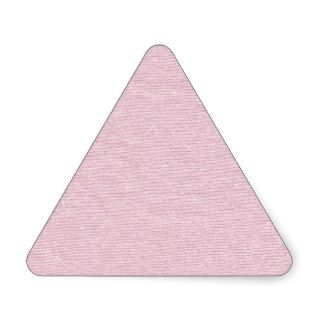 Pink Background Triangle Stickers