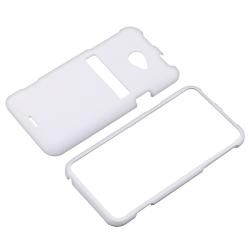 White Snap on Rubber Coated Case for HTC EVO 4G LTE BasAcc Cases & Holders