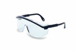 Uvex S2700C Astrospec 3000 Slim Safety Eyewear, Black Frame, Clear UV Extreme Anti Fog Lens   Safety Glasses  
