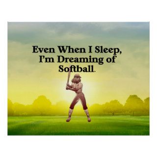 TOP Softball Dreams Print