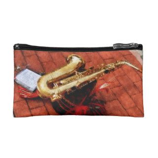 Saxophone Before the Parade Cosmetic Bag