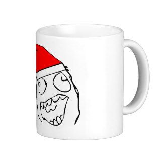 Happy derp santa   meme coffee mug