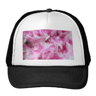 Pink Marabou Feathers Hat