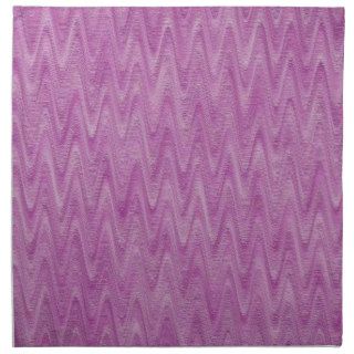 Raspberry Zigzag   Pink Abstract Pattern Cloth Napkins