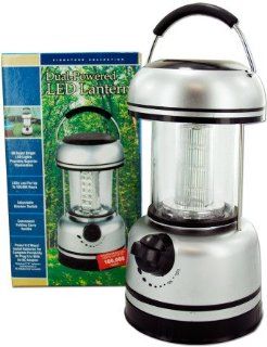 Dual powered LED lantern  Camping Lanterns  Sports & Outdoors