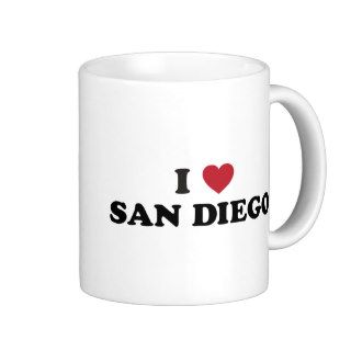 I Love San Diego California Mugs
