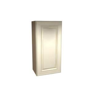 Home Decorators Collection Assembled 9x30x12 in. Wall Single Door Cabinet in Holden Bronze Glaze W0930R HBG