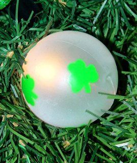 10 Piece Irish Shamrock Ball Christmas Novelty Lights Set #UL0776  String Lights  Patio, Lawn & Garden