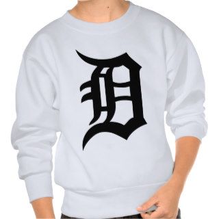 Old English Letter D Pullover Sweatshirts
