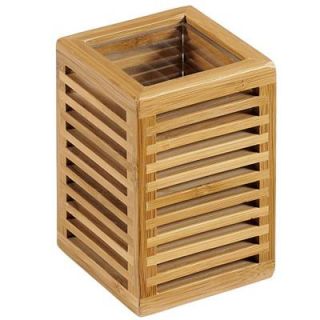 Home Decorators Collection Isle 4.5 in. H x 3 in. W Storage Can in Bamboo 0411910930