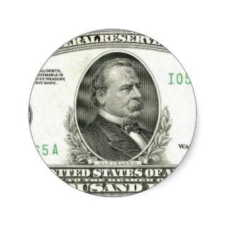 $1000 Bill Sticker