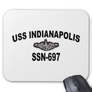 USS INDIANAPOLIS (SSN 697) MOUSE MAT