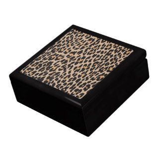 Animal Print, Spotted Leopard   Brown Black Gift Box