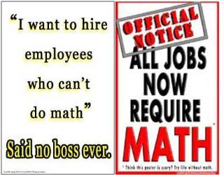 #S1 Motivational Math Poster Set Motivates Unmotivated Middle, High School Students