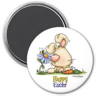 Easter Honey Bunny Fridge Magnets