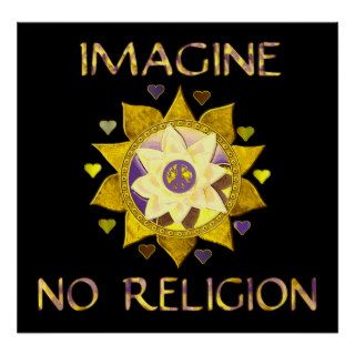 Imagine No Religion Poster