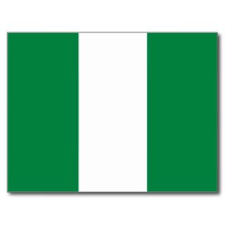Nigeria Flag Postcard