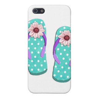 Polka Dot Flip Flops iPhone 5 Cases